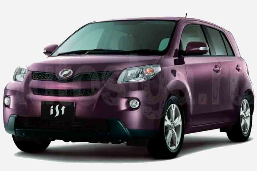Toyota Ist XP110 2007–2016 правый руль, автомобиль для установки сигнализации