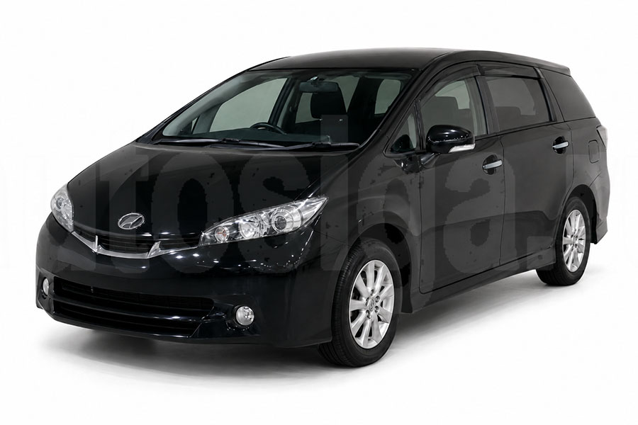 Toyota Wish 2012: установка автосигнализации с автозапуском