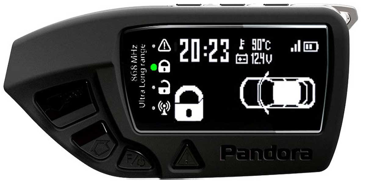 Брелок LCD V690 – комплект Pandora DX 9X LoRa FD