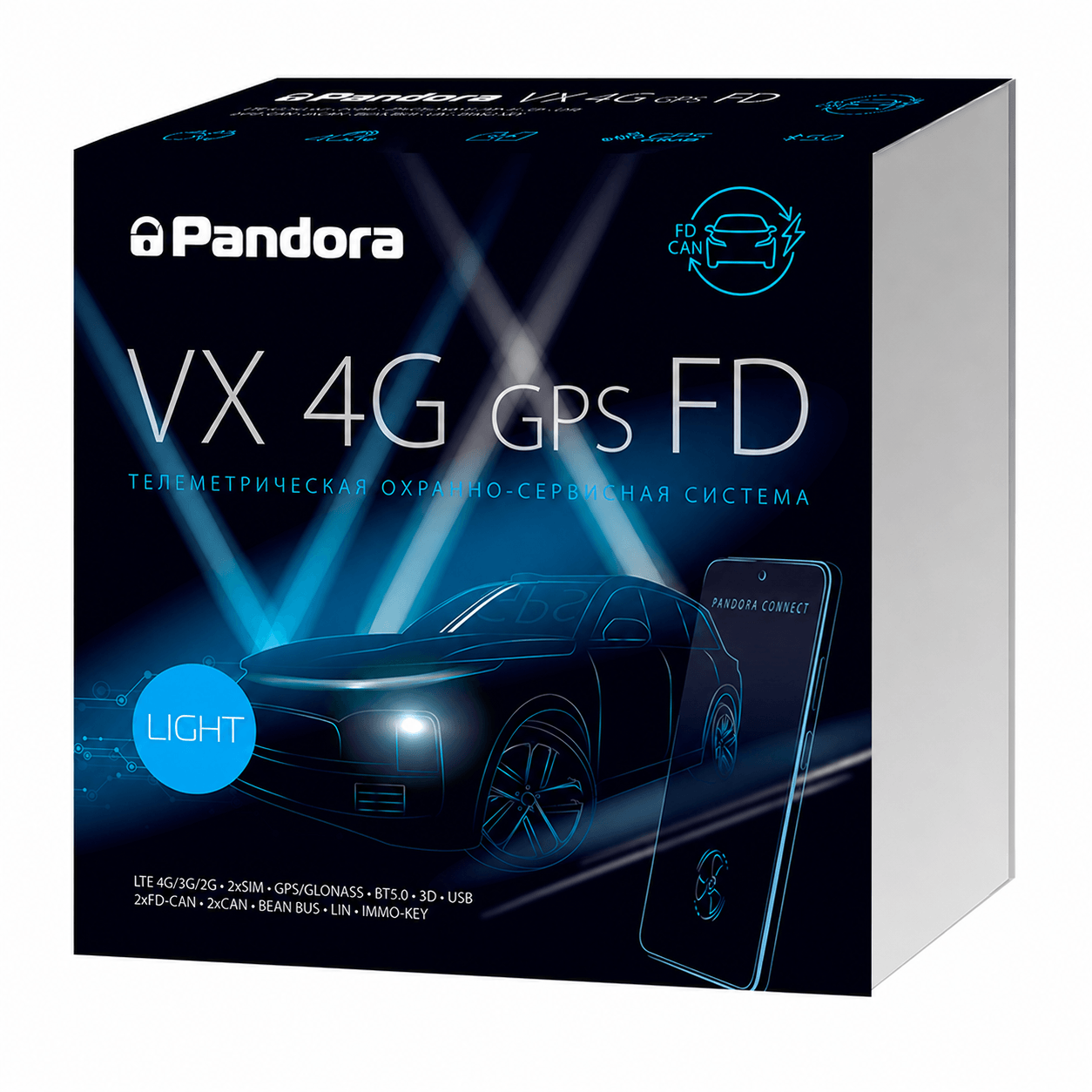 Автосигнализация Pandora VX 4G GPS FD Light