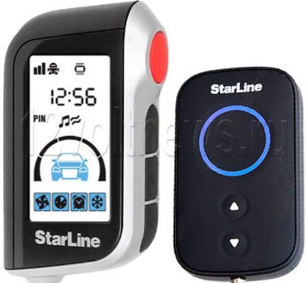 Брелок сигнализации StarLine A93 с обратной связью и дополнительный брелок