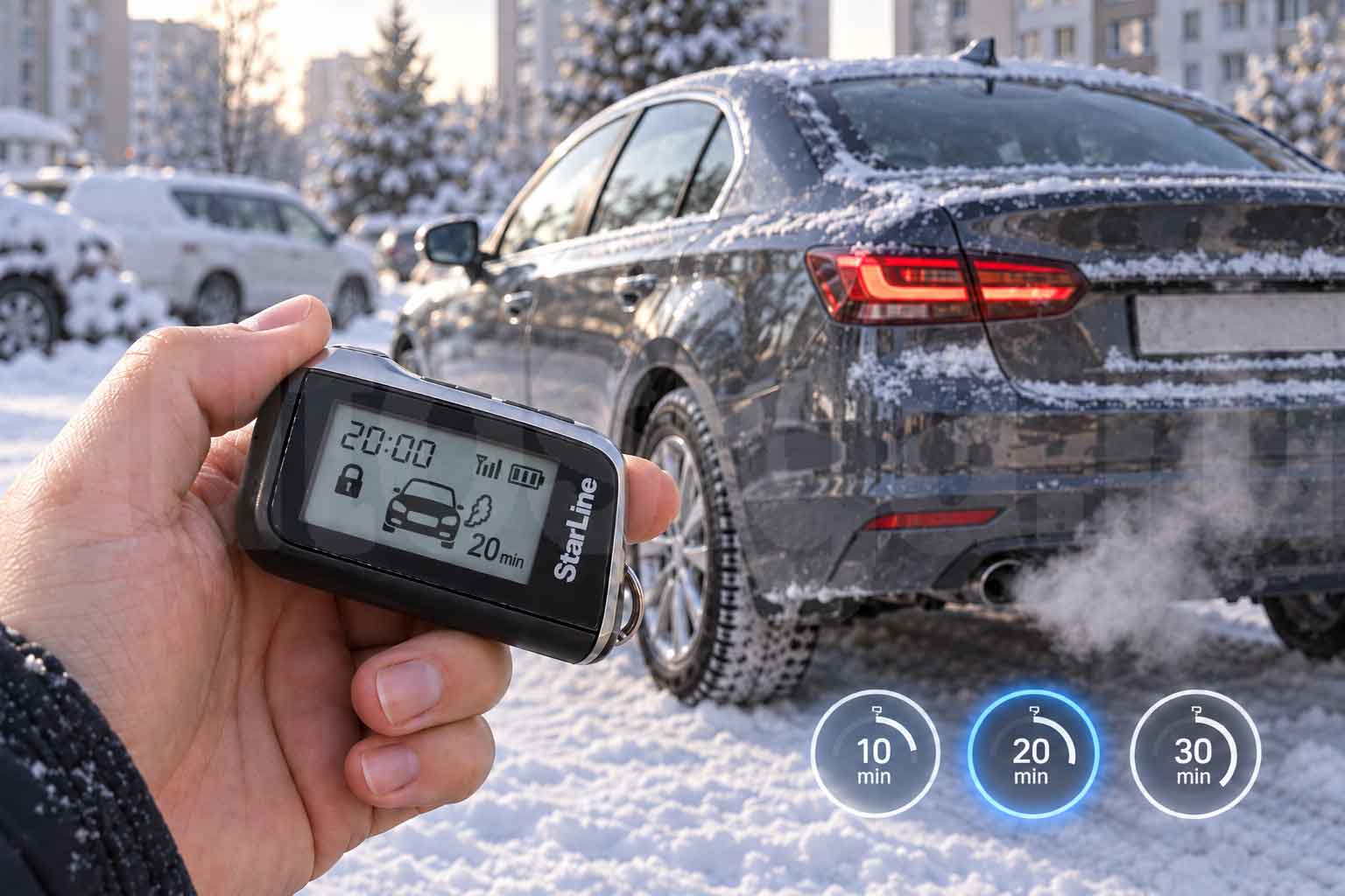 Настройка датчиков удара и наклона StarLine A93