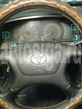 Установка Starline A91 на Toyota Camry 1995 Установка Starline A91 на Toyota Camry 1995