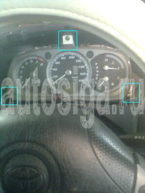 Установка A91 на Toyota Cami Установка A91 на Toyota Cami