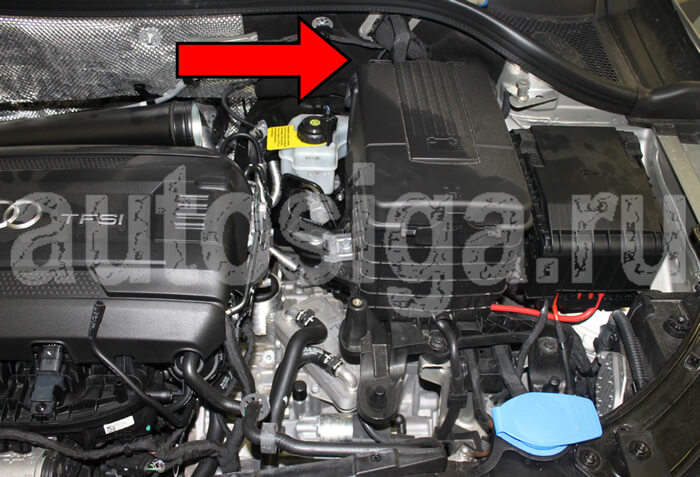 Местоположение штатного уплотнителя. Вид со стороны капота Штатный уплотнитель