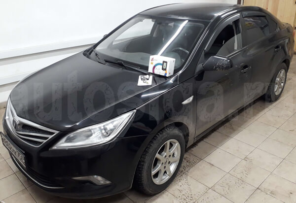 Changan Eado 2014 Автомобиль Changan Eado – установка сигнализации