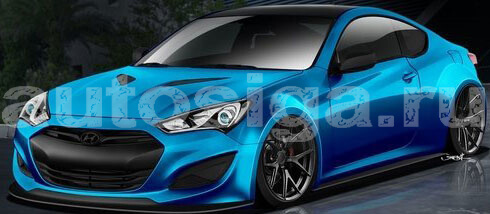 Hyundai Genesis Coupe Atlantis Blue