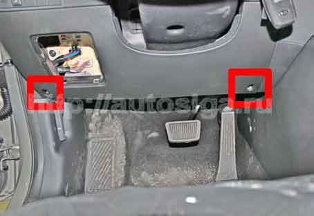 Установка автосигнализации на Kia Sportage 2011, ключ, МКПП