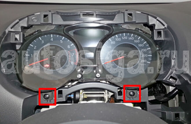 снятие щитка приборов солярис 2