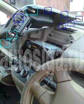 Карта монтажа StarLine A91 на Nissan Serena 2003