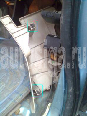 Карта монтажа StarLine A91 на Nissan Serena 2003