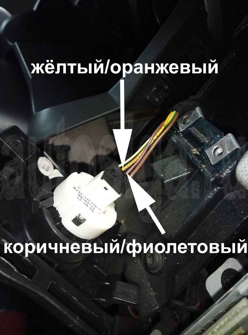Подключение запуска-остановки двигателя на кнопке