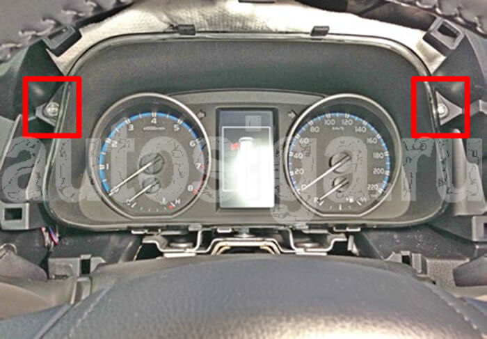 Саморезы крепления панели приборов Крепление панели приборов