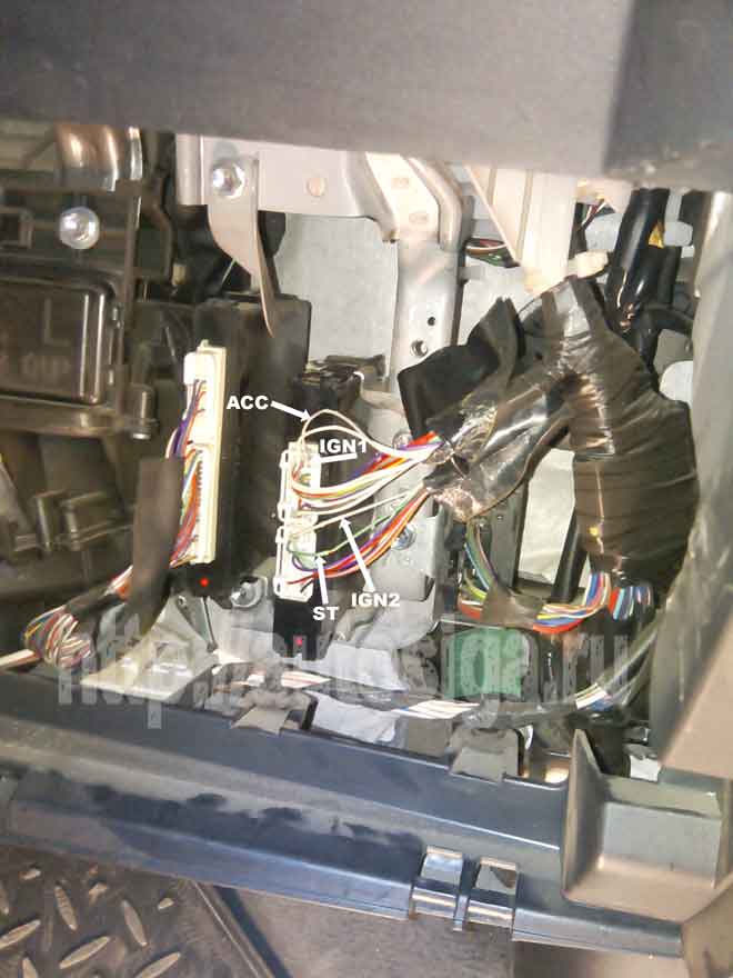 Подключение Fortin Key Override All на Toyota Avensis 2009 PTS Подключение Fortin Key Override All на Toyota Avensis 2009 PTS