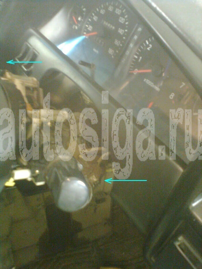 Установка сигнализации на Toyota Caldina 1996-1997 Установка сигнализации на Toyota Caldina 1996-1997