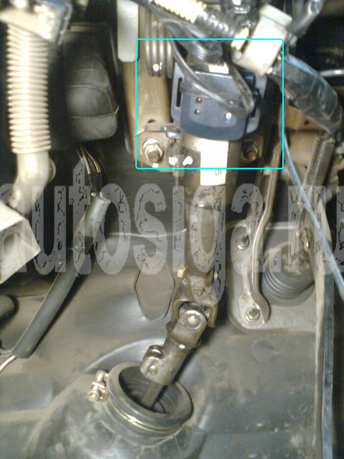 Установка сигнализации на Toyota Caldina 1996-1997 Установка сигнализации на Toyota Caldina 1996-1997