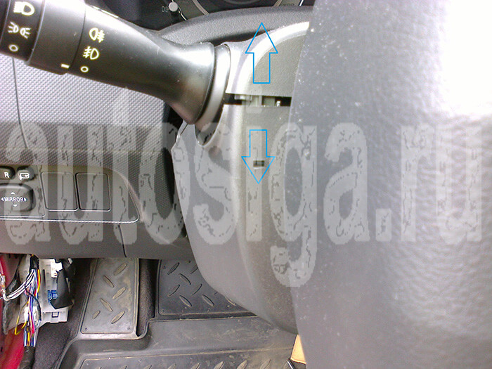 Установка сигнализации на Toyota Auris 2007-2011