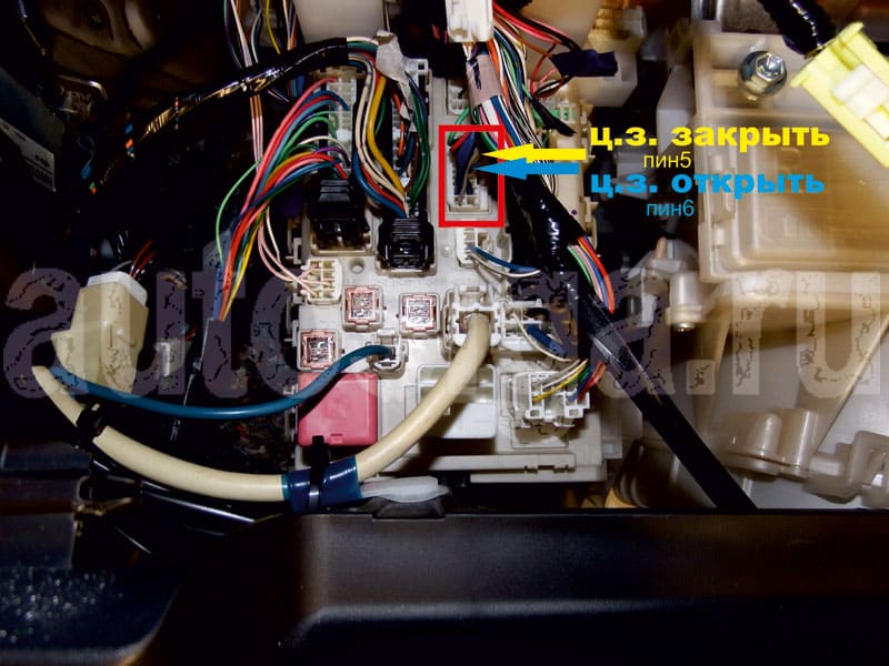 Toyota Corolla Rumion 2008 центральный замок