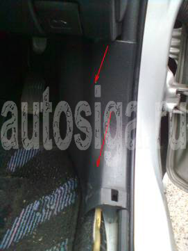 Установка автосигнализации на Toyota Fielder Установка автосигнализации на Toyota Fielder