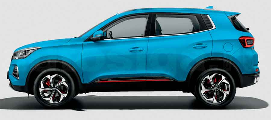 Синий кроссовер Chery Tiggo 4 Pro Chery Tiggo 4 Pro синий