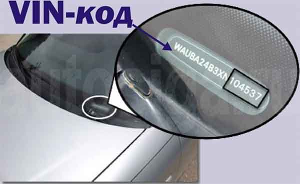 Где посмотреть VIN-номер и как его прочитать Где посмотреть VIN-номер и как его прочитать