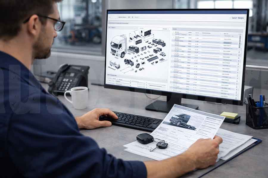 Подбор запчасти для грузовика по VIN и номеру детали