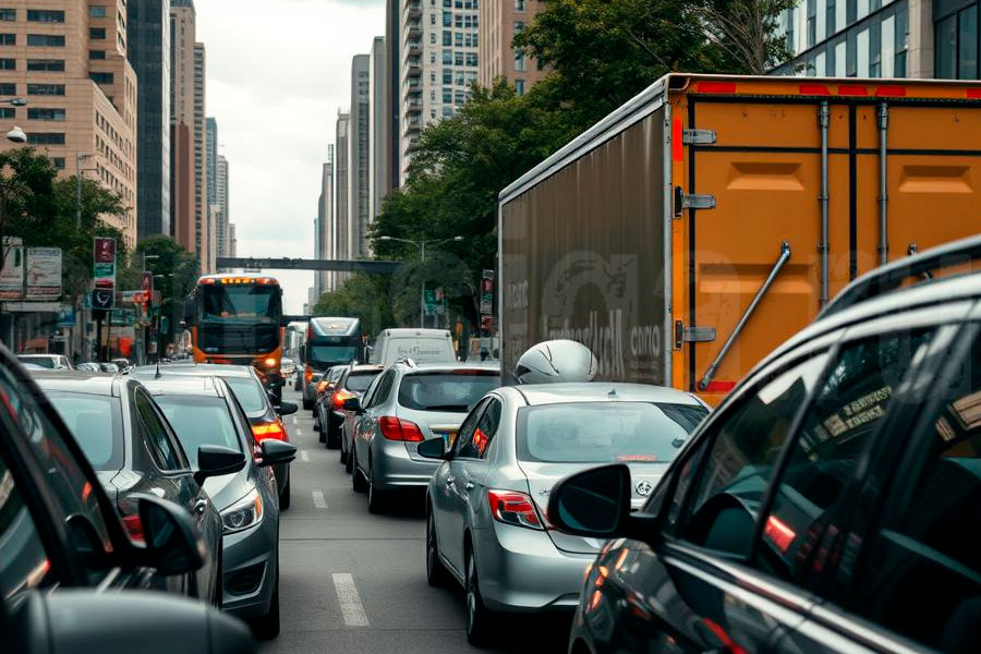 Сложности грузоперевозок в городе пробки и доставка груза