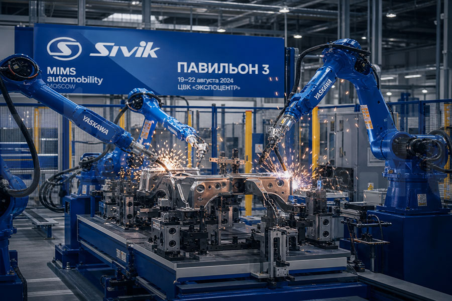 Завод Sivik: роботизированная сварка автосервисного оборудования с использованием японских комплексов Yaskawa