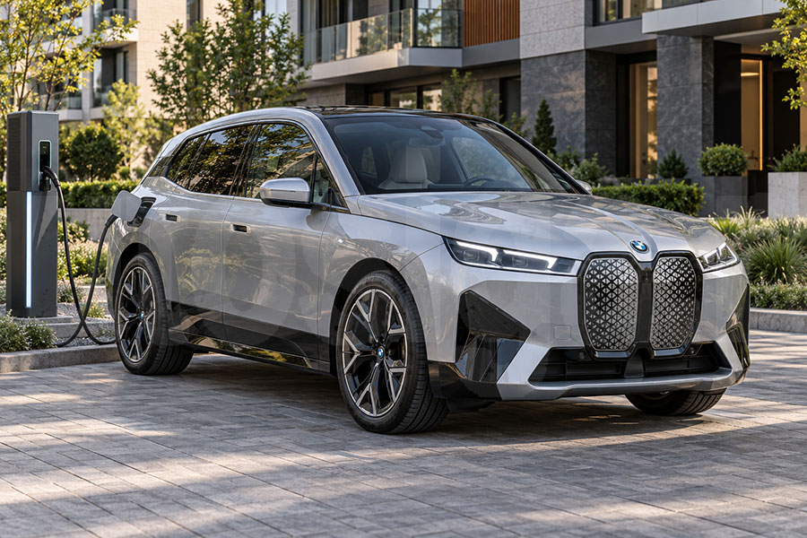 Электрический кроссовер BMW iX: внешний вид и особенности дизайна