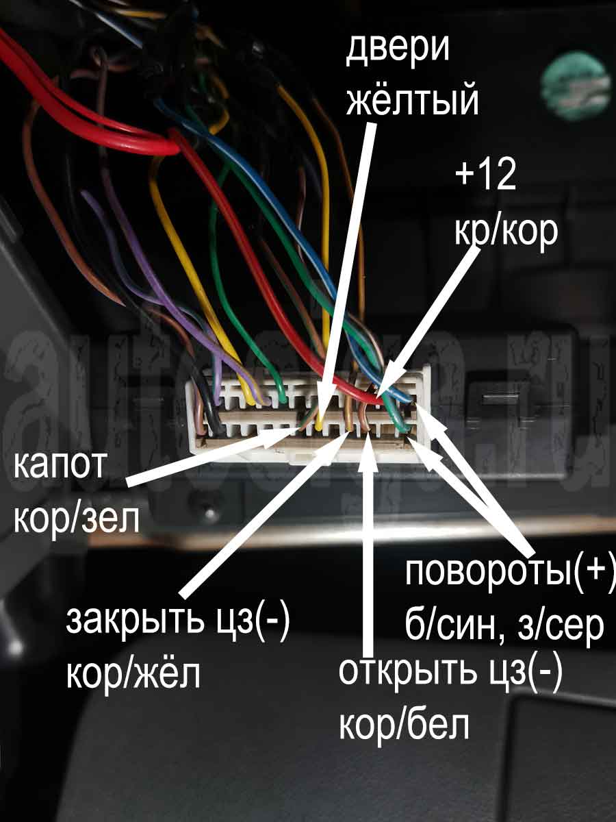 Шевроле Спарк: блок штатной сигнализации Chevrolet Spark: блок штатной сигнализации