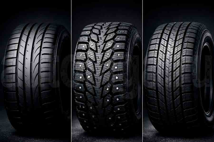 Типы автомобильных шин с разными протекторами Сравнение летних, зимних и всесезонных шин