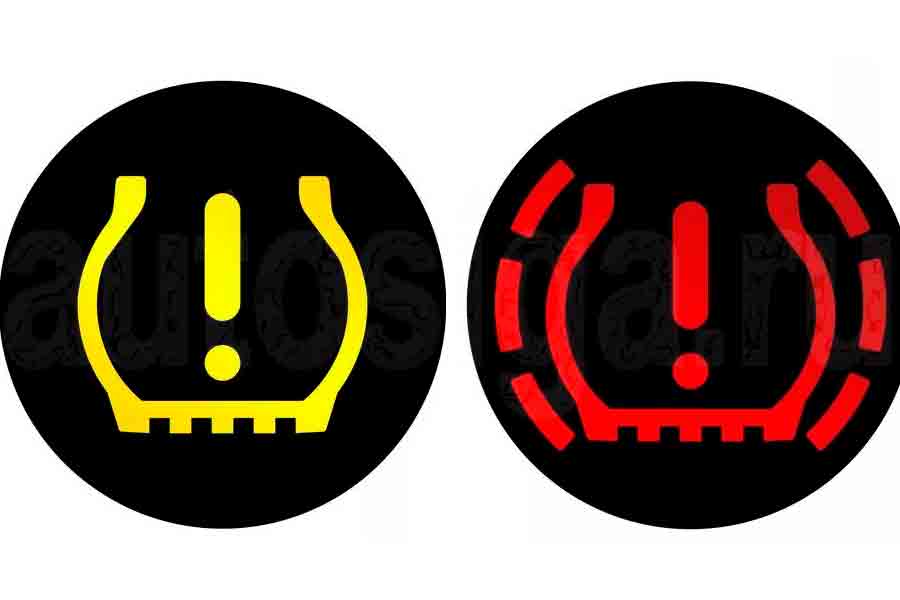 Неисправность давления шин: значки на приборке Значок давления в шинах на панели приборов