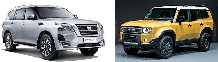 Toyota Land Cruiser и Nissan Patrol