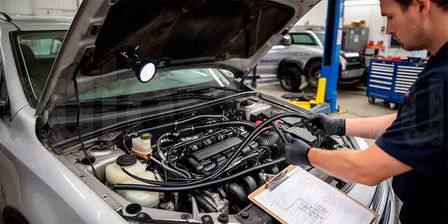 Планирование прокладки в моторном отсеке