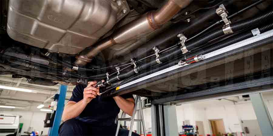 Прокладка автосигнализации по днищу с учётом бака и магистралей