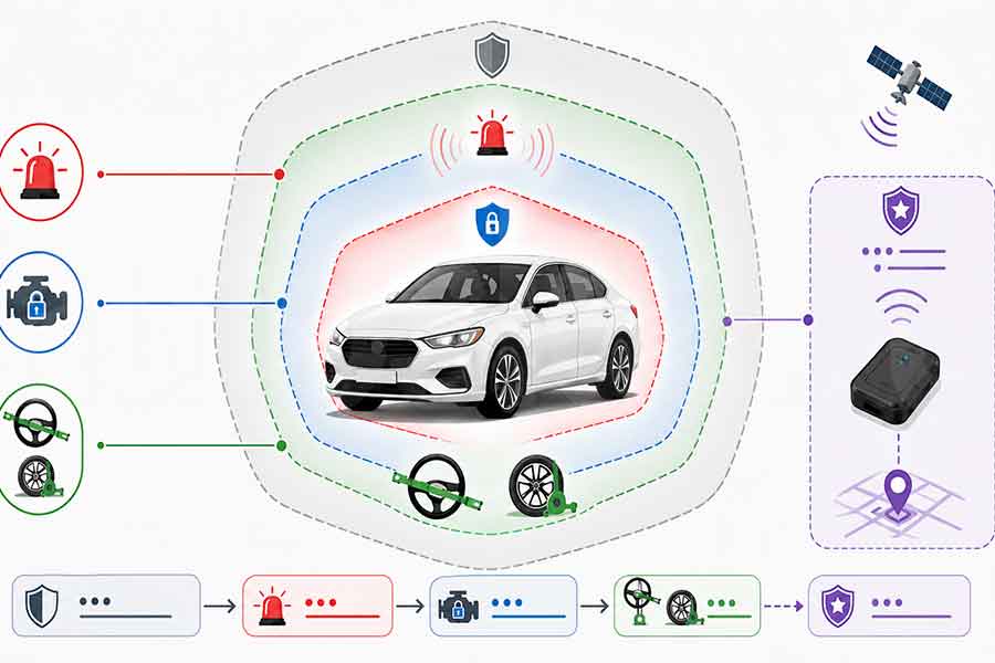 GPS-маяк как резервный поисковый слой в охранном комплексе автомобиля