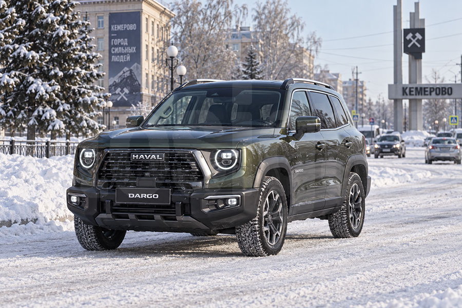 HAVAL DARGO для эксплуатации в Сибири HAVAL DARGO зимой на дороге в Сибири