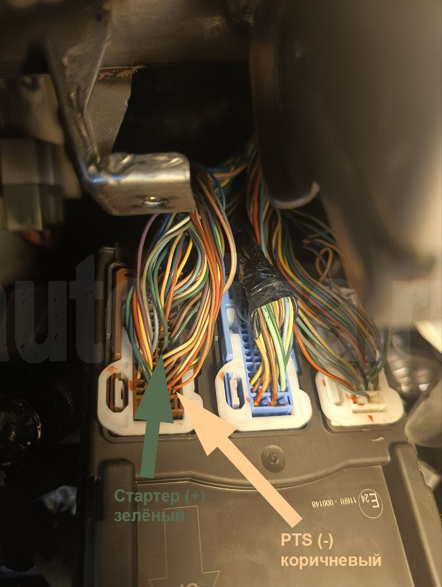 Honda Vezel 2025: подключение стартера на BCM