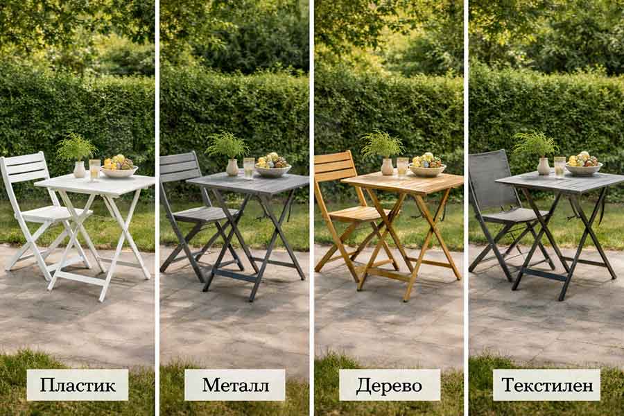 Как выбрать садовую мебель для дачи по материалу и конструкции