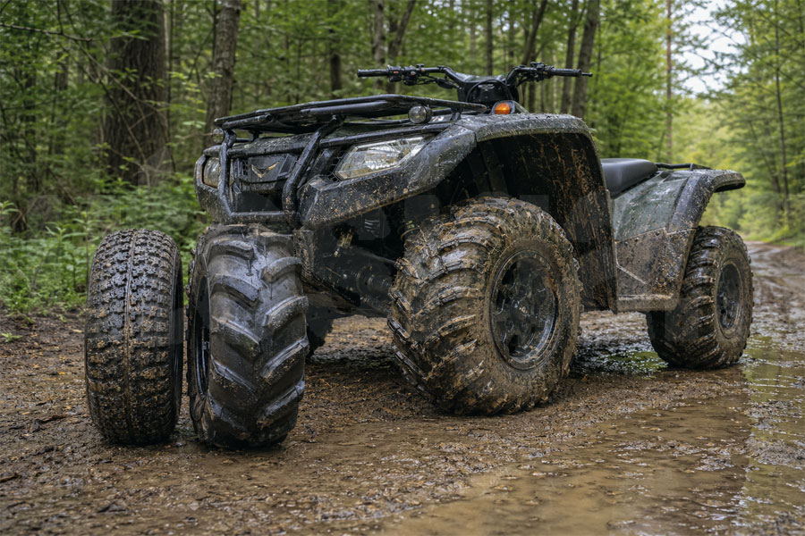 Шины для квадроцикла с разным протектором на бездорожье