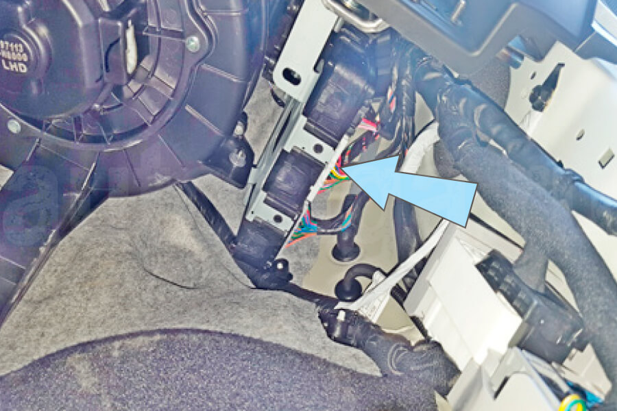 Kia Soul 2019-2023 Расположение IBU  Kia Soul 2019-2023 IBU