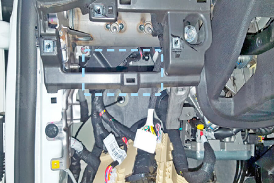 Kia Soul 2019-2023 Блок за ICU Киа Соул 2019-2023 Крепление блока слева