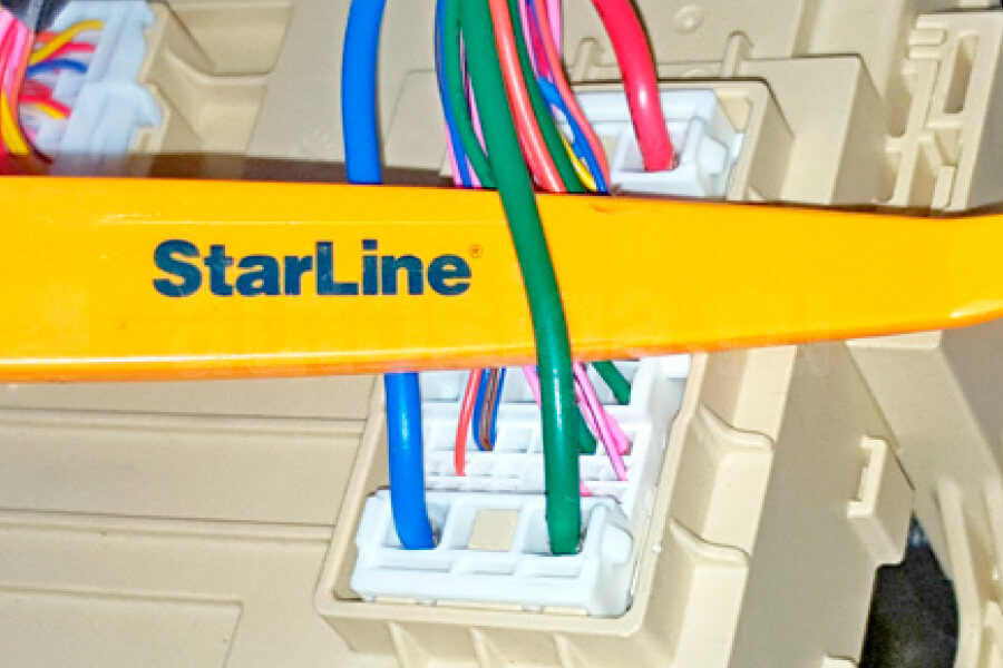 Kia Soul 2019-2023 Зажигание 2 Киа Соул 2019-2023 Подключение к Зажигание 2 на блоке предохранителей