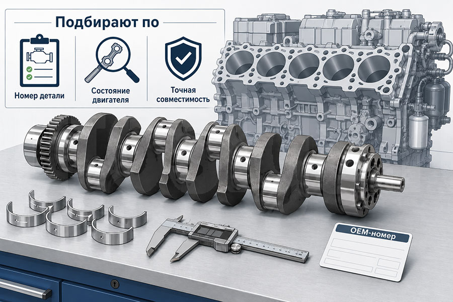 Коленвал Scania для ремонта дизельного двигателя