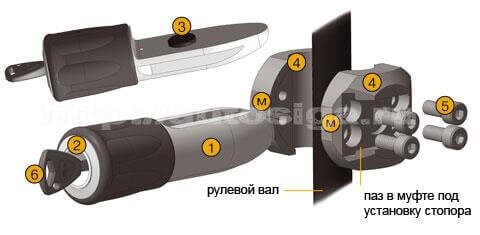 блокиратор руля