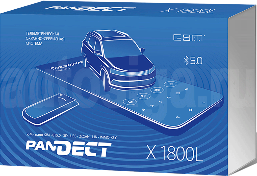 Pandect X-1800L v4: основные функции Автосигнализация Pandect X-1800L v4: основные функции