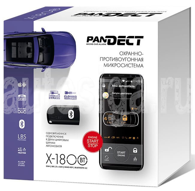 Автосигнализация Pandect X-1800BT