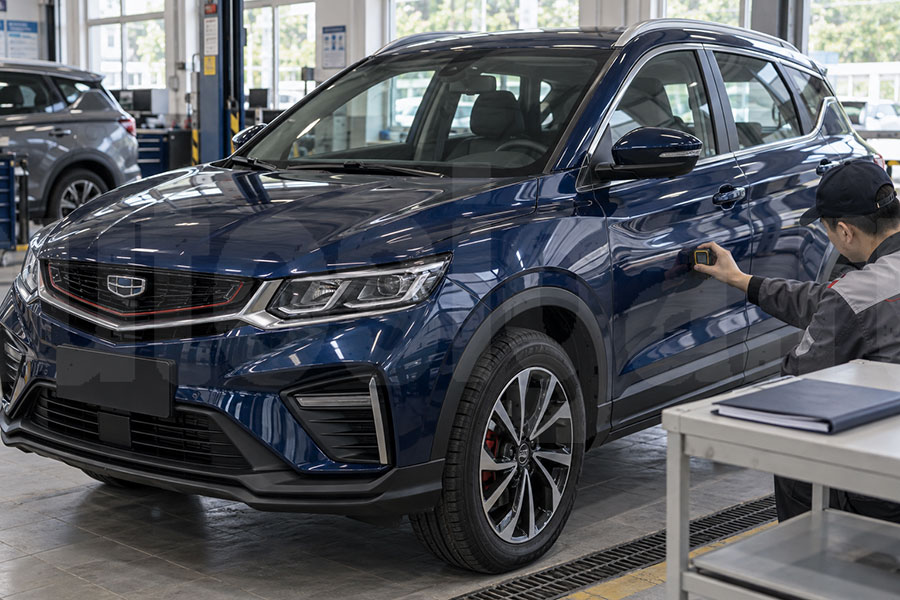 Осмотр Geely Coolray в Китае перед покупкой и доставкой