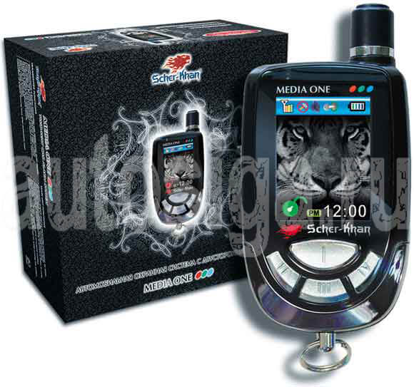 Автосигнализация с двусторонней связью и автоматическим запуском двигателя Scher-Khan Media One Автосигнализация с двусторонней связью и автоматическим запуском двигателя Scher-Khan Media One
