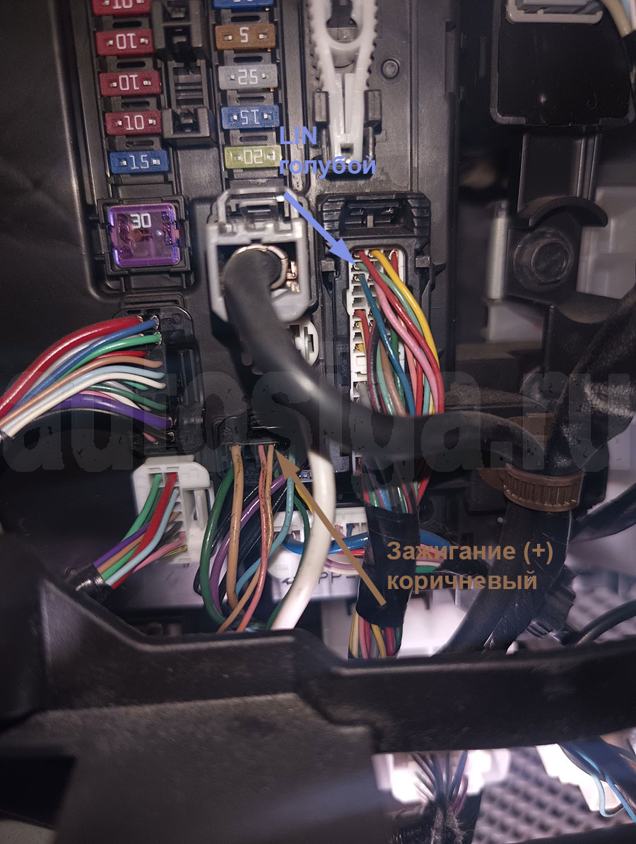 Toyota Roomy 2016-2020: PTS, LIN обхода иммобилайзера и зажигание